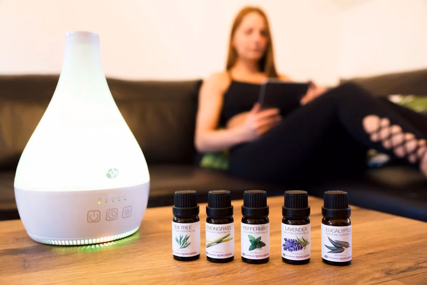 Rio Aromatherapy Essential Oils Gift Set – 5 x 10ml 100% Pure Oils (Lavender, Peppermint, Tea Tree, Lemon, Eucalyptus) – 4