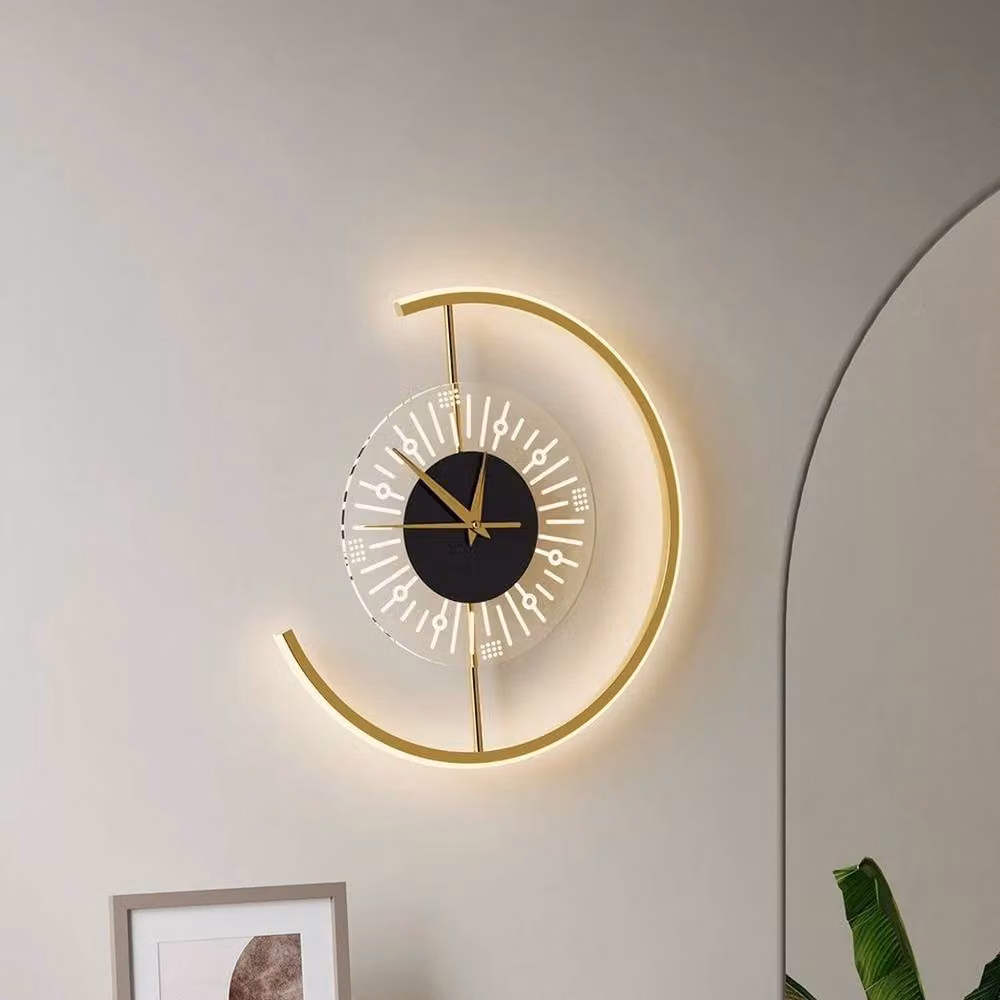 Kelvenix Dimmable LED Round Wall Light in Gold/Brass – 2