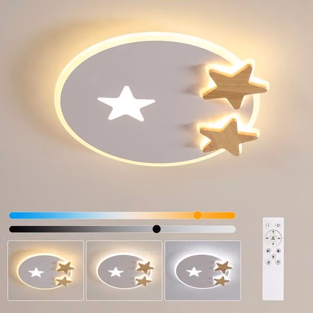 Pheashine Dimmable LED Ceiling Light in White with Acrylic and Metal Finish – 1