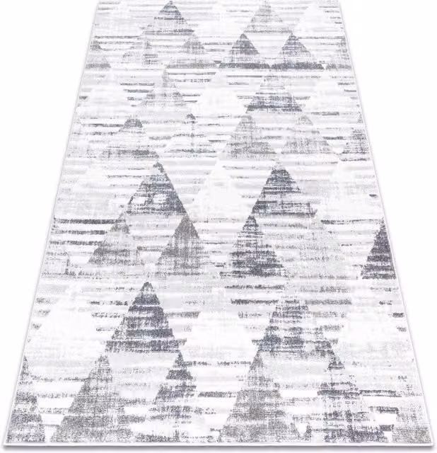 RugsX Poli 9051A Modern White Rectangular Rug, W: 120 cm, L: 170 cm – 1