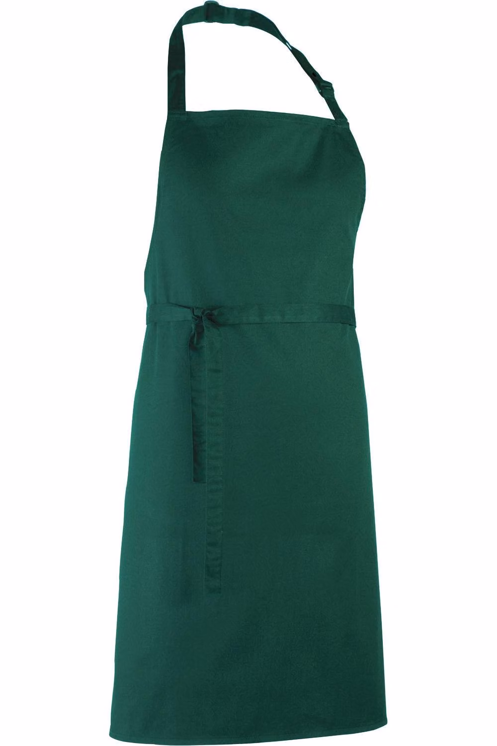 Premier Colours Poly Cotton Professional Bib Aprons, Pack of 2, Green – 2