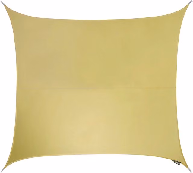 Kookaburra Square Water Resistant Sun Shade Sail in Sand, 3 x 3 m