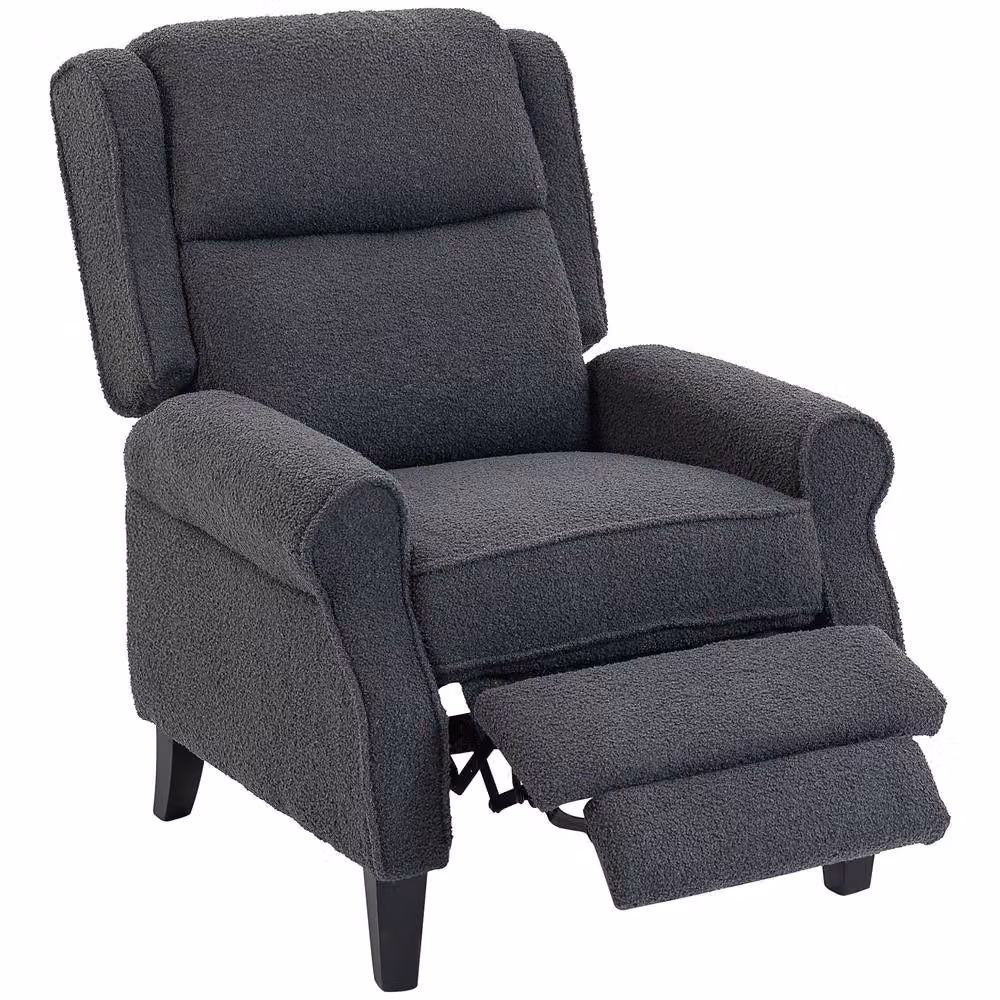 HOMCOM Fabric Recliner Armchair in Grey – 2
