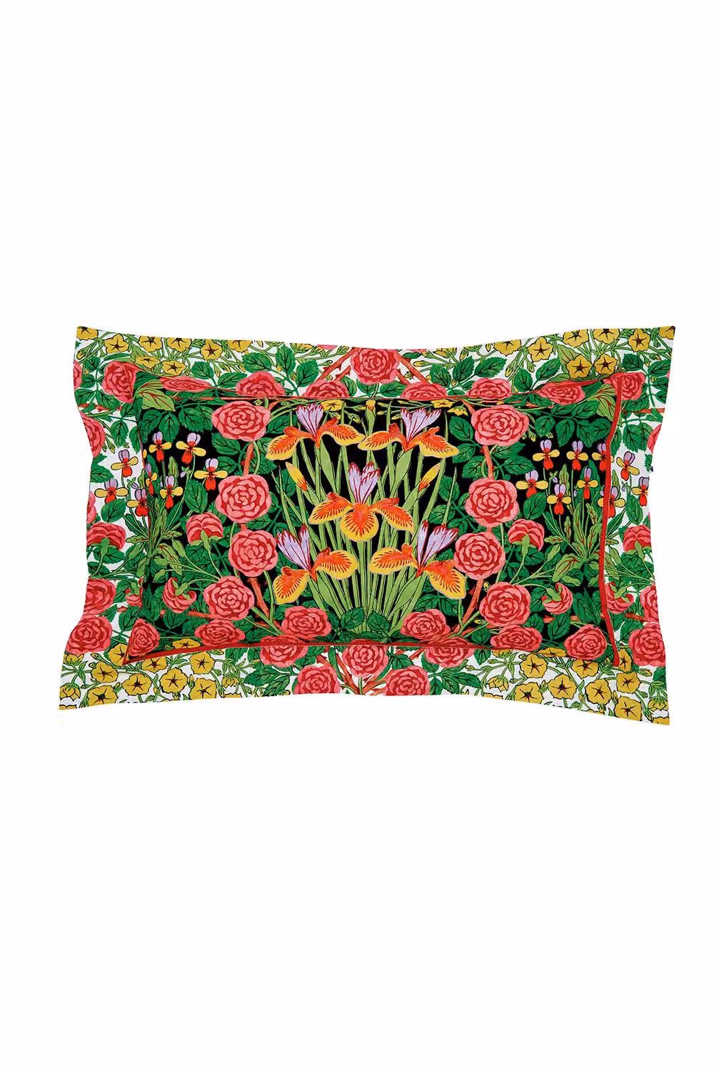 Morris & Co Campanula Floral Cotton Percale Duvet Cover and Pillowcase Set, Multicolour, W: 200 cm x D: 200 cm – 2