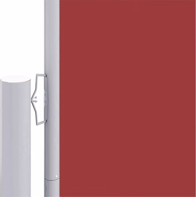 Berkfield Home Red Retractable Side Awning W/D/H: 1200 x 200 cm