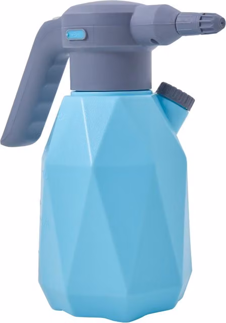 Garden Sanctuary Blue Portable Electric Watering Sprayer with Rechargeable Battery