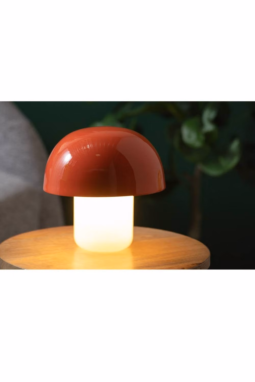 PRESENT TIME Leitmotiv Nuevo Mini Mushroom Table Lamp in Bright Orange – 2