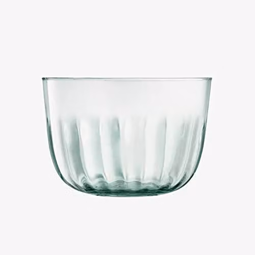 LSA International Mia Green Glass Salad Bowl Ø23cm