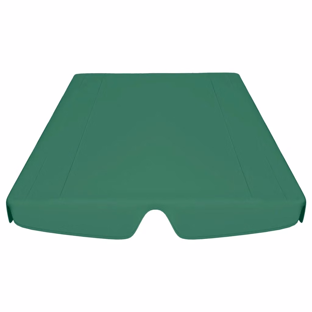 Berkfield Home Replacement PVC-Coated Garden Swing Canopy in Green, W: 150 cm, D: 105 cm, H: 70 cm – 2