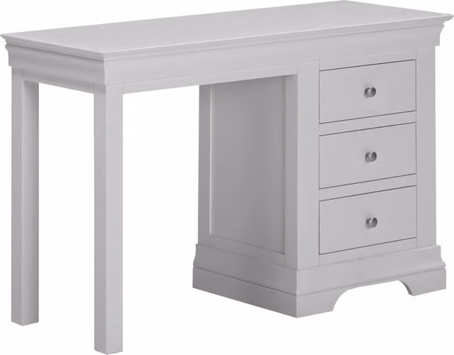 Seconique Bordeaux 3 Drawer Dressing Table in Grey