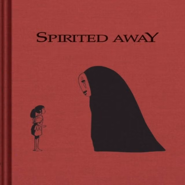 Chronicle Books Spirited Away Blank Sketchbook Notebook in Multicolour and Red