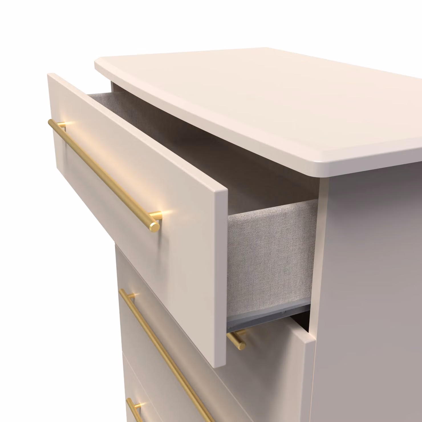 2 U Helmsley Ready Assembled 4 Drawer Deep Chest in Taupe – 2