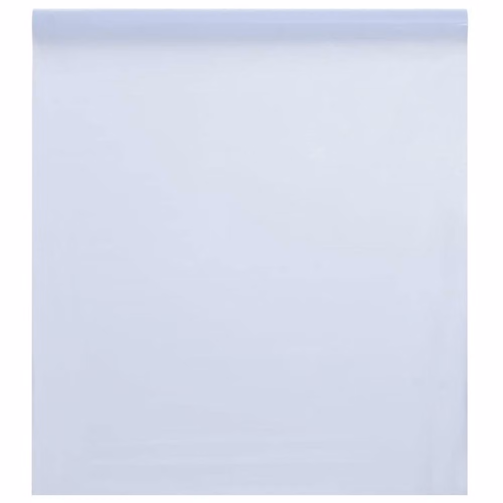 Berkfield Home Static Frosted Transparent White Window Film, W: 90 cm, L: 500 cm
