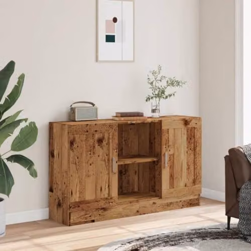 vidaXL Modern Sideboard in Old Wood Brown, W/D/H: 120 x 30.5 x 70 cm – 2