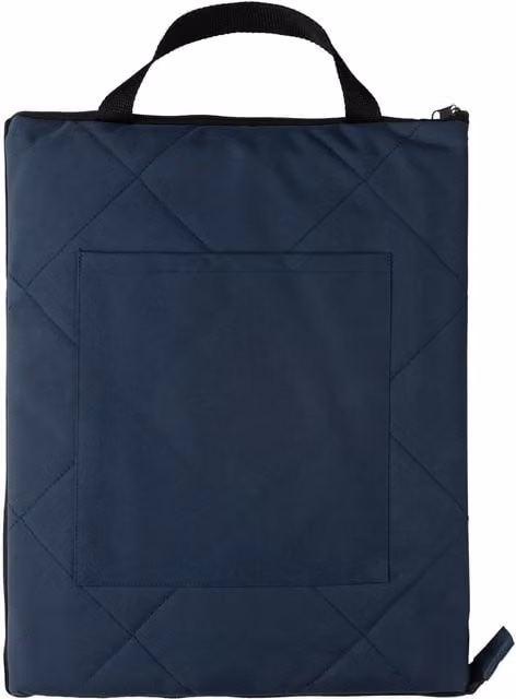 XD Design Foldable Blue Quilted Picnic Blanket with Carry Bag
