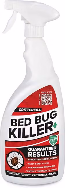 CritterKill Bed Bug Killer Spray, 1 l, White