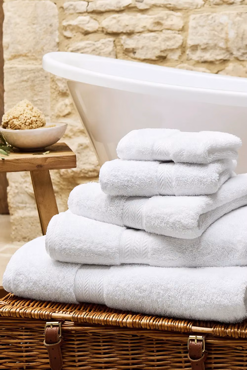 Christy Renaissance Luxury 675GSM Egyptian Cotton Towels in White – 3