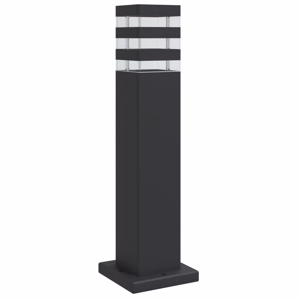 Berkfield Home Black Aluminium Outdoor Floor Lamp, Height: 50 cm – 2