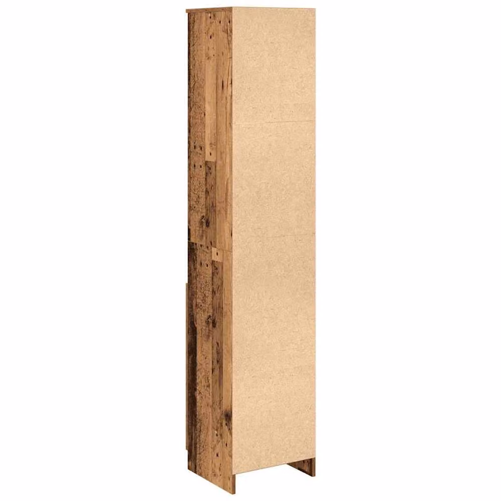 Berkfield Home Old Wood Highboard in Brown, W/D/H: 37.5 x 35 x 180 cm – 2
