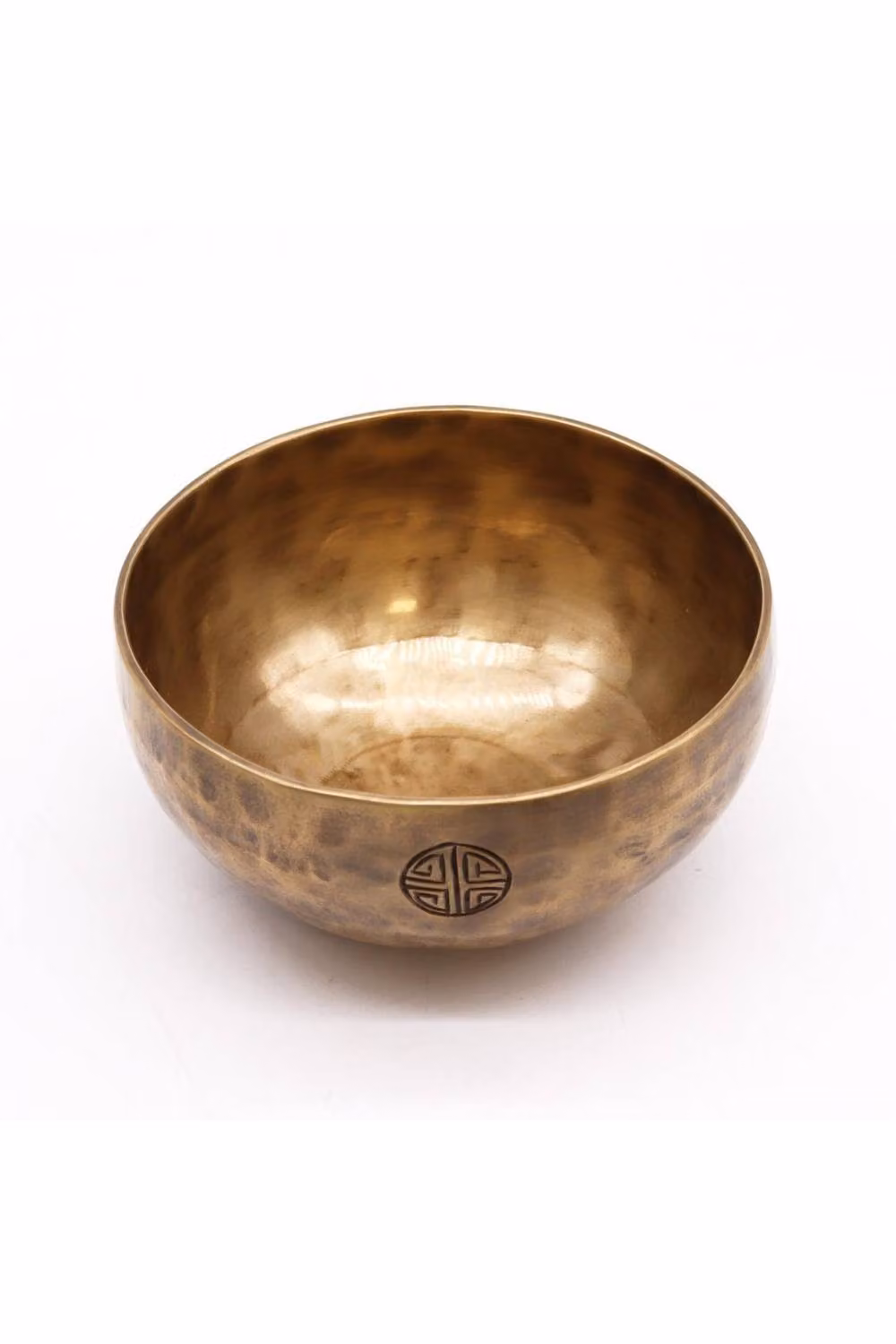 KDMD Medium Nepalese Moon Singing Bowl in Bronze for Meditation and Healing, Diameter: 15 cm – 2