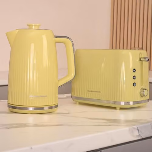 Hamilton Beach Miami Electric Kettle, 1.7 l, Yellow – 2