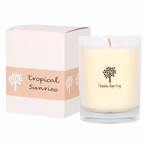 Nicola Spring Summer Soy Wax Scented Candle, Fruity and Fresh Fragrance, 160g – 1