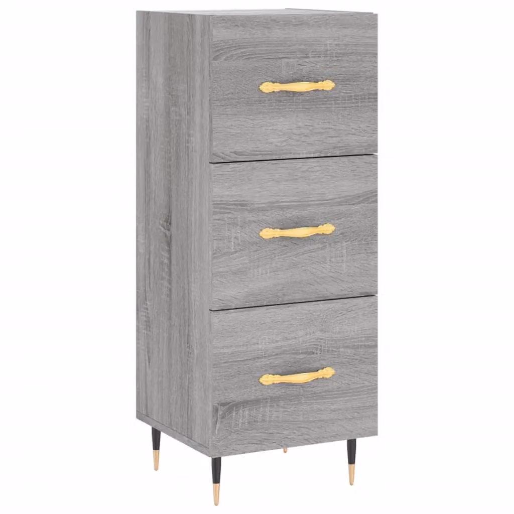 Berkfield Home Grey Sonoma Sideboard, W/D/H: 34.5 x 34 x 90 cm – 2