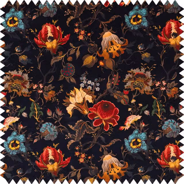 House of Hackney Artemis Organic Velvet in Black