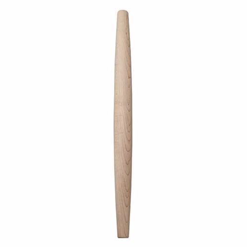 KitchenAid Maple Wood Tapered Rolling Pin in Brown and Multicolour