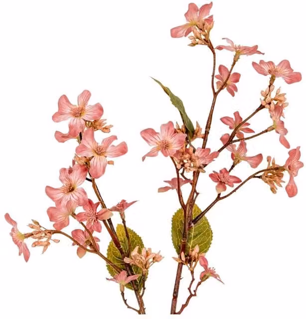 KDMD Pink Vernicia Fordii Spray Faux Floral Arrangement
