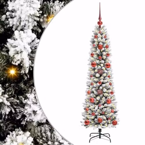 vidaXL Artificial White Christmas Tree, Height: 120 cm
