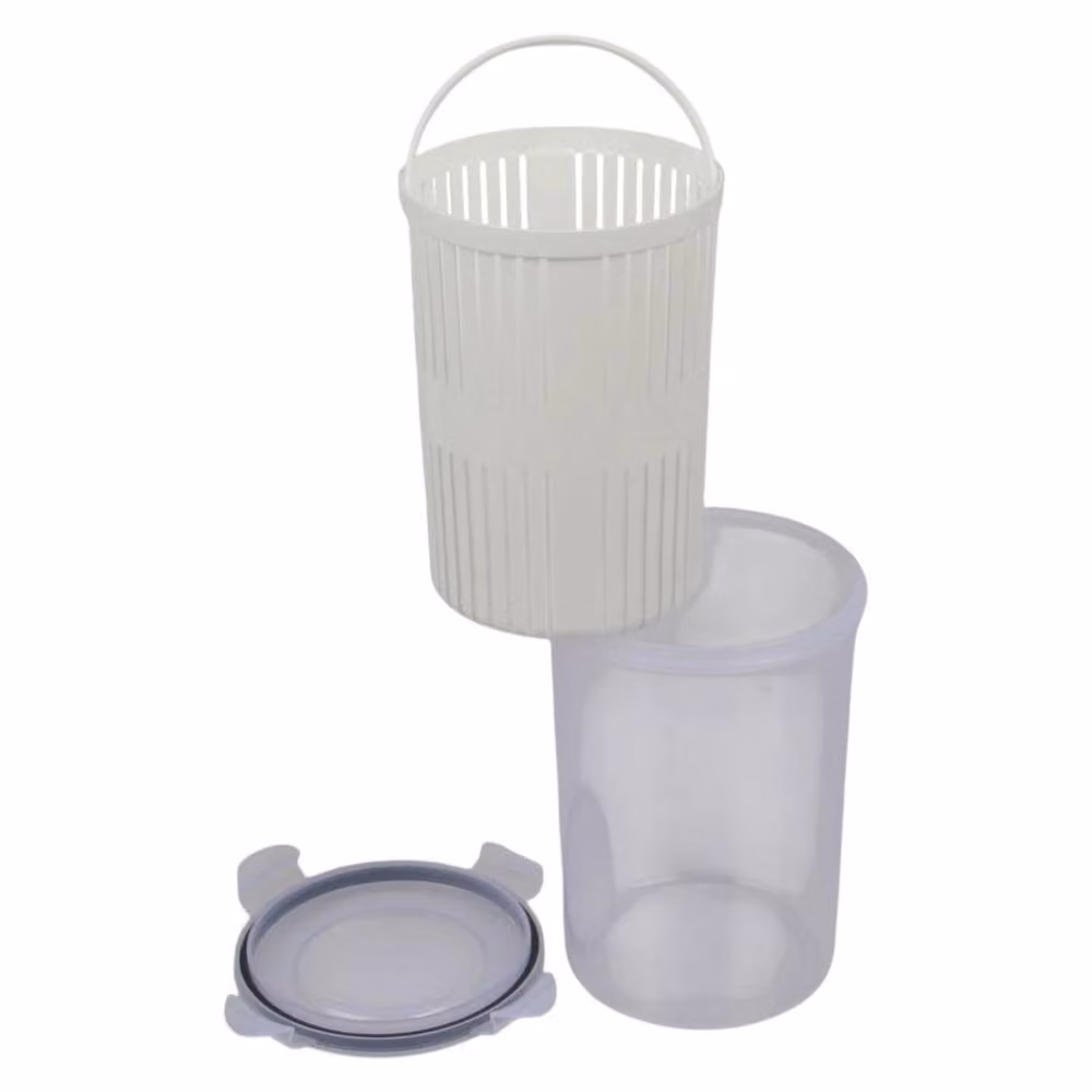 PAWNORA Airtight BPA-Free Leakproof Plastic Storage Jar in Grey – 2