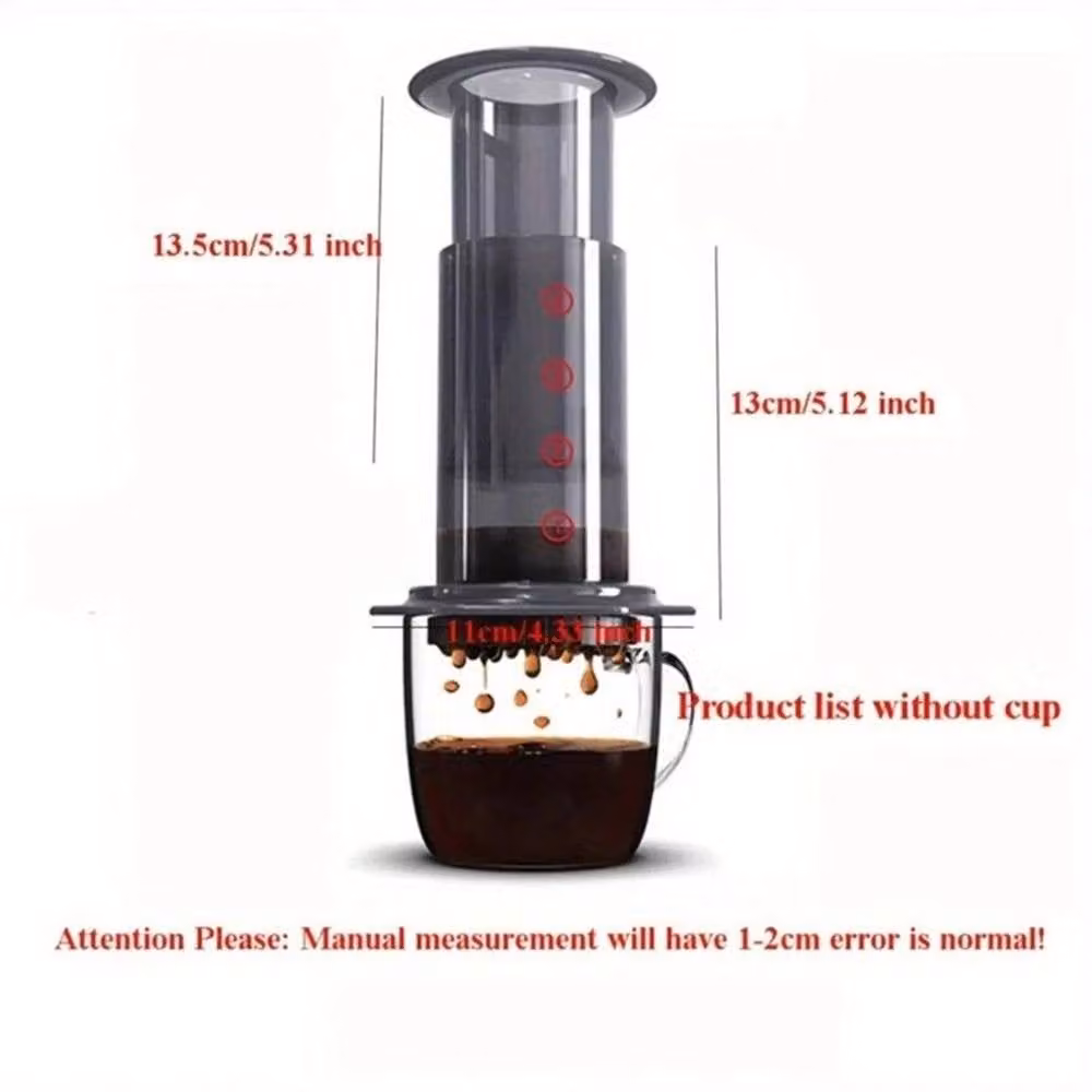 EONLION 3 in 1 Portable Coffee Maker Kit in Black – 3