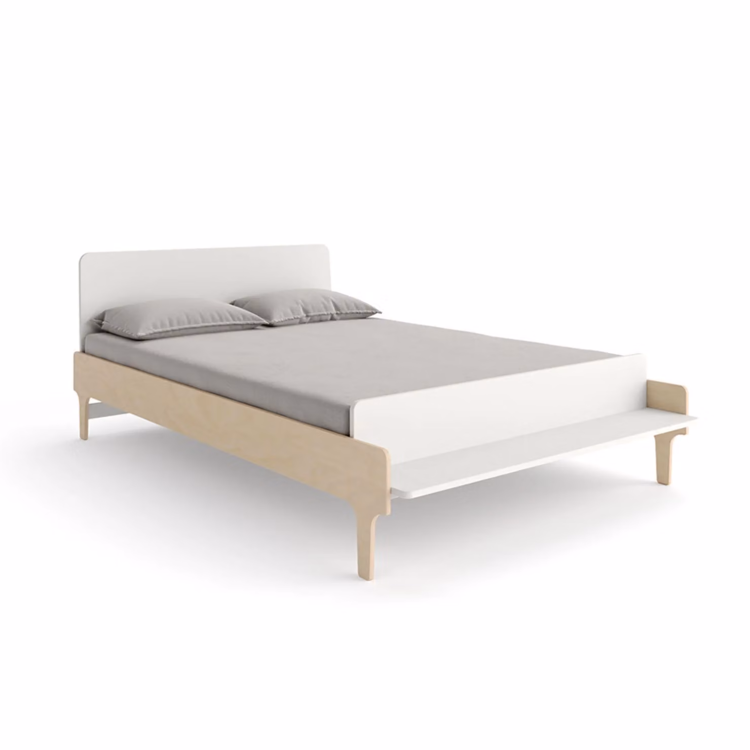 Oeuf NYC River Full Bed in White and Birch – 2