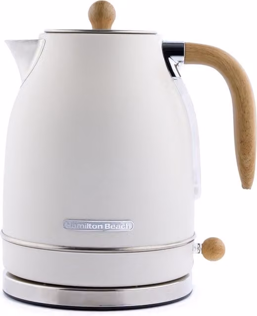 Hamilton Beach Scandi 1.7 l Jug Kettle in Matte Cream and Beige
