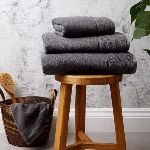 Panda London Organic Bamboo and Cotton Terry Bath Towel in Grey – 2