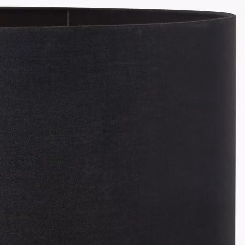 Pacific Lifestyle Modern Black Fabric Cylinder Lampshade with Reducer Ring, Diameter: 35 cm – 3