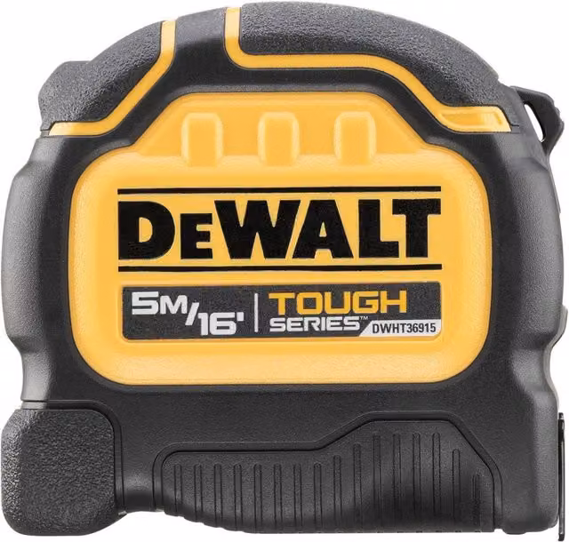 DeWalt Toughseries Tape Measure in Yellow and Multicolour – 1