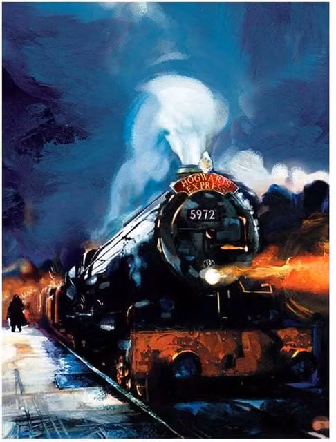 Harry Potter Hogwarts Express Multicolour Canvas Print
