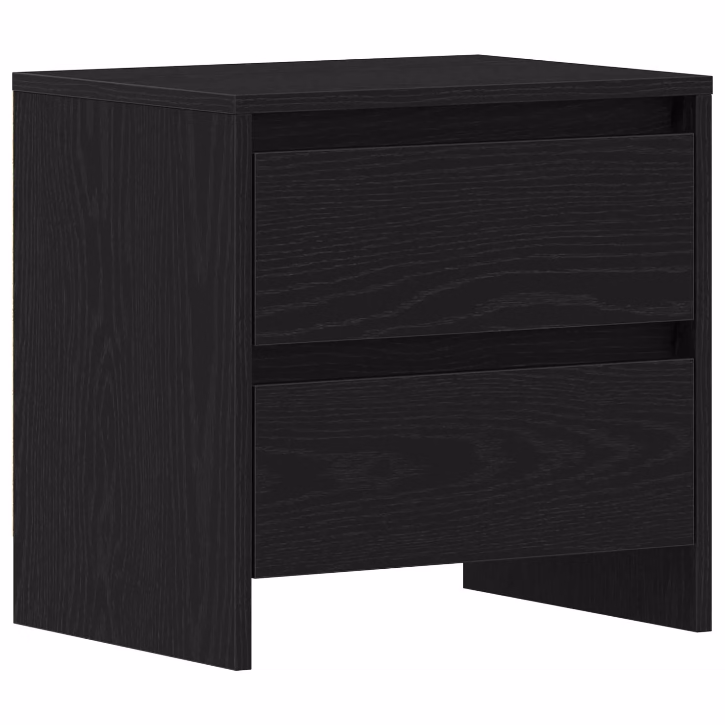 Berkfield Home Black Oak Bedside Cabinet W/D/H: 45 x 34 x 44.5 cm – 2
