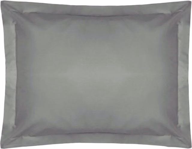 Belledorm 200 Thread Count Egyptian Cotton Oxford Pillowcase in Grey