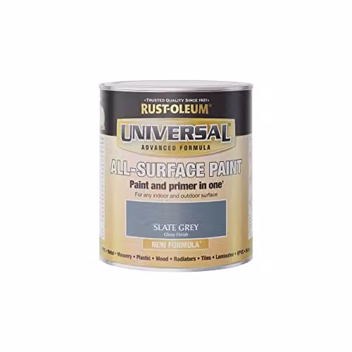 Rust-Oleum Universal Paint and Primer Gloss Grey 750ml – 3