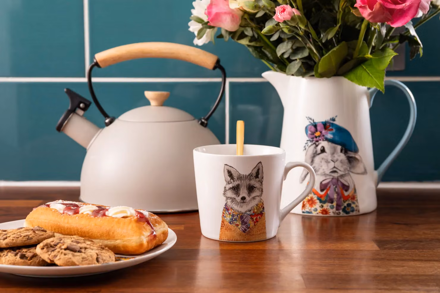 Mikasa Tipperleyhill Fox Bone China Mug, White and Multicolour, 380 ml – 3