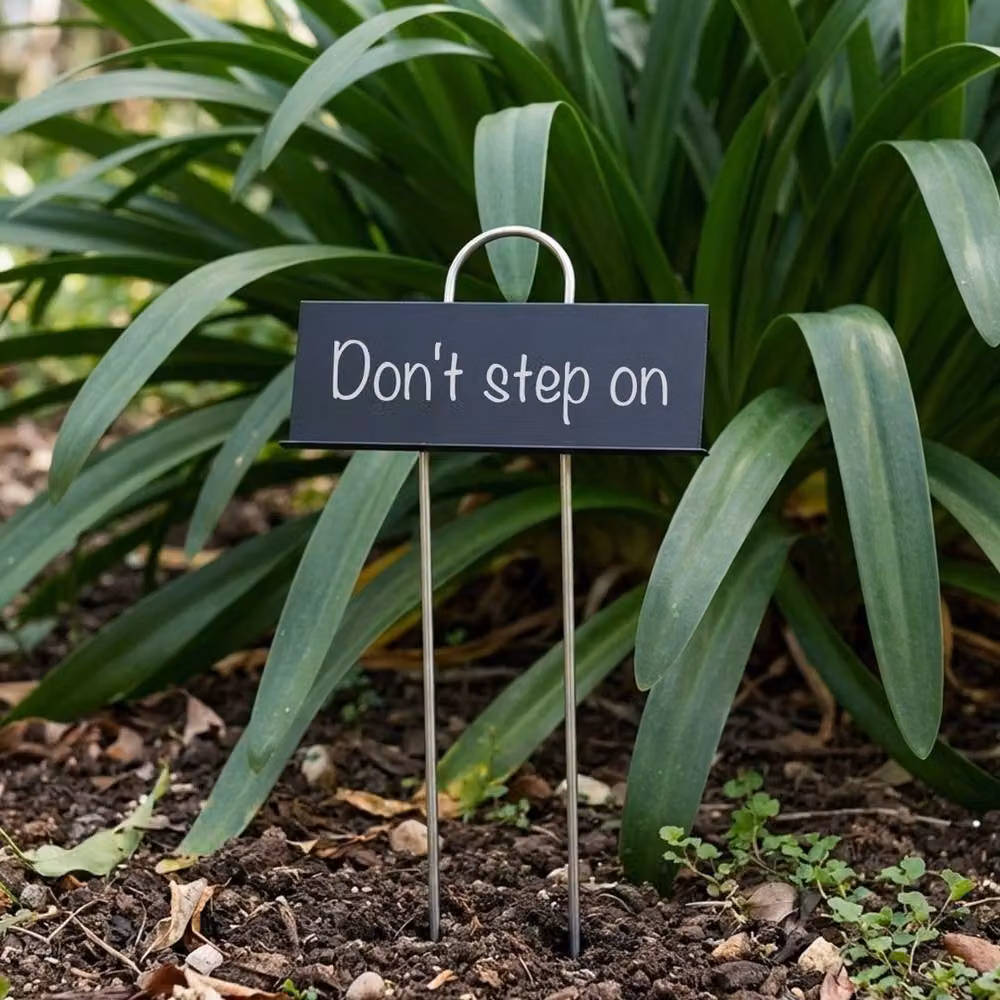VOGREX 30 Reusable Metal Plant Labels in Black for Outdoor and Indoor Gardens – 3