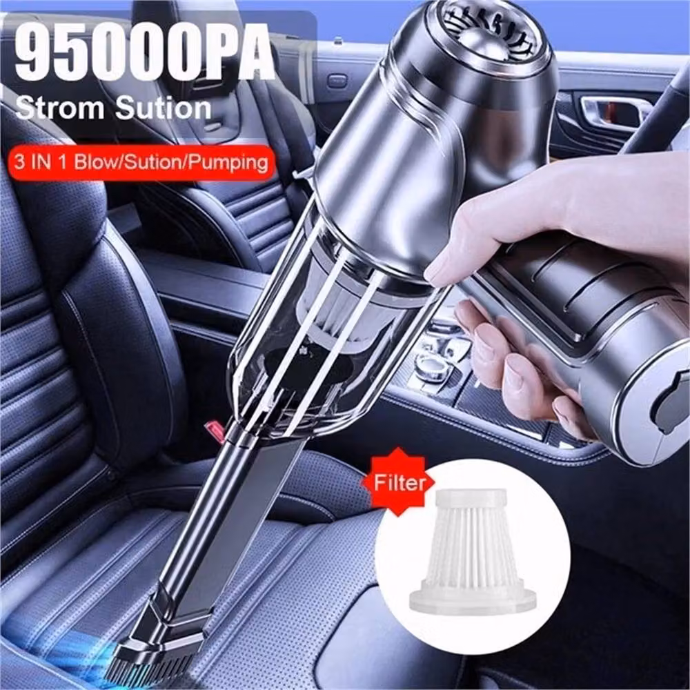 Nordara Cordless Wet and Dry Handheld Car Vacuum Cleaner in Grey – 3