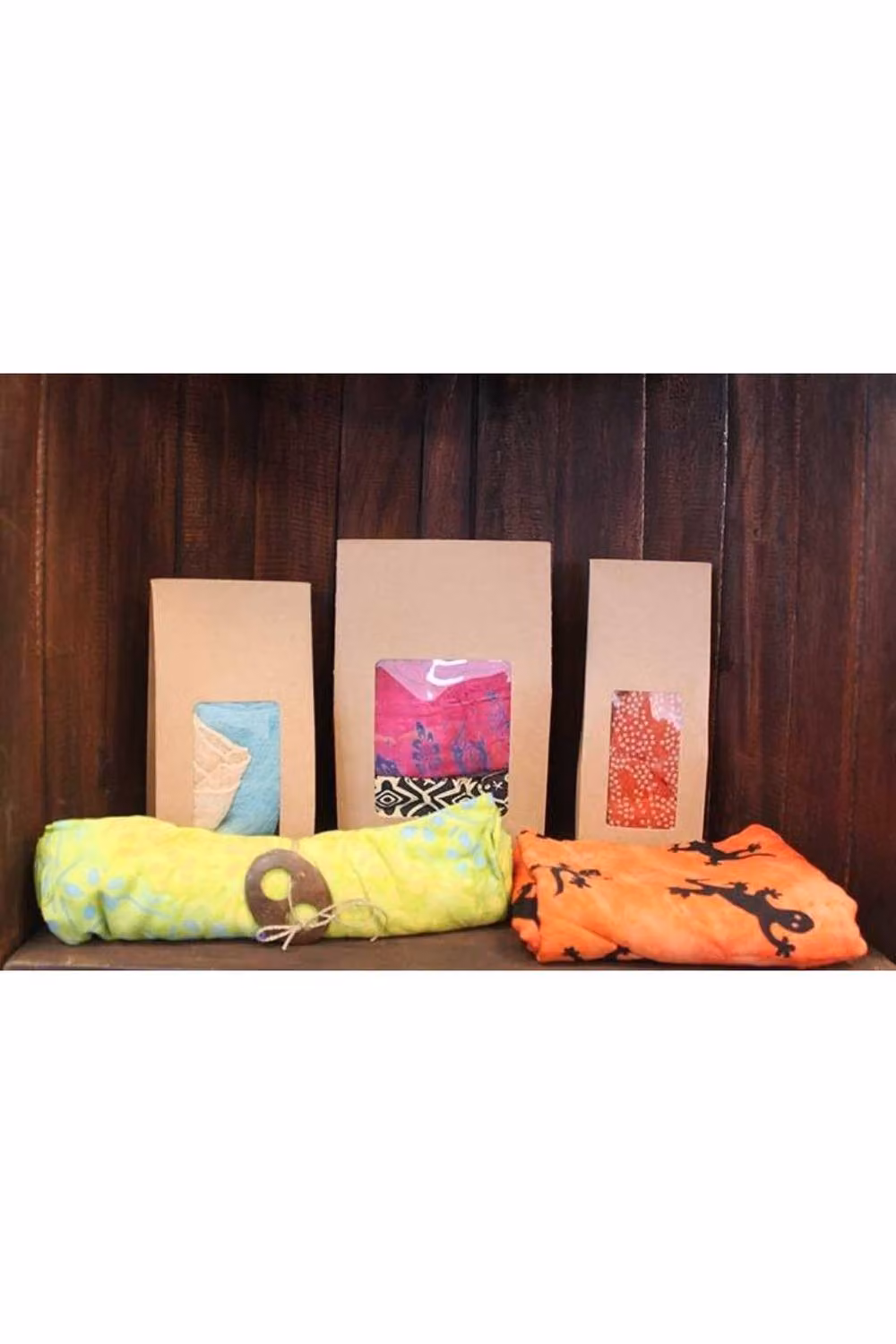 KDMD Elegant Brown Kraft Paper Flat Pack Gift Box for Jewellery and Small Gifts, W/D/H: 21 x 11 x 6 cm – 3