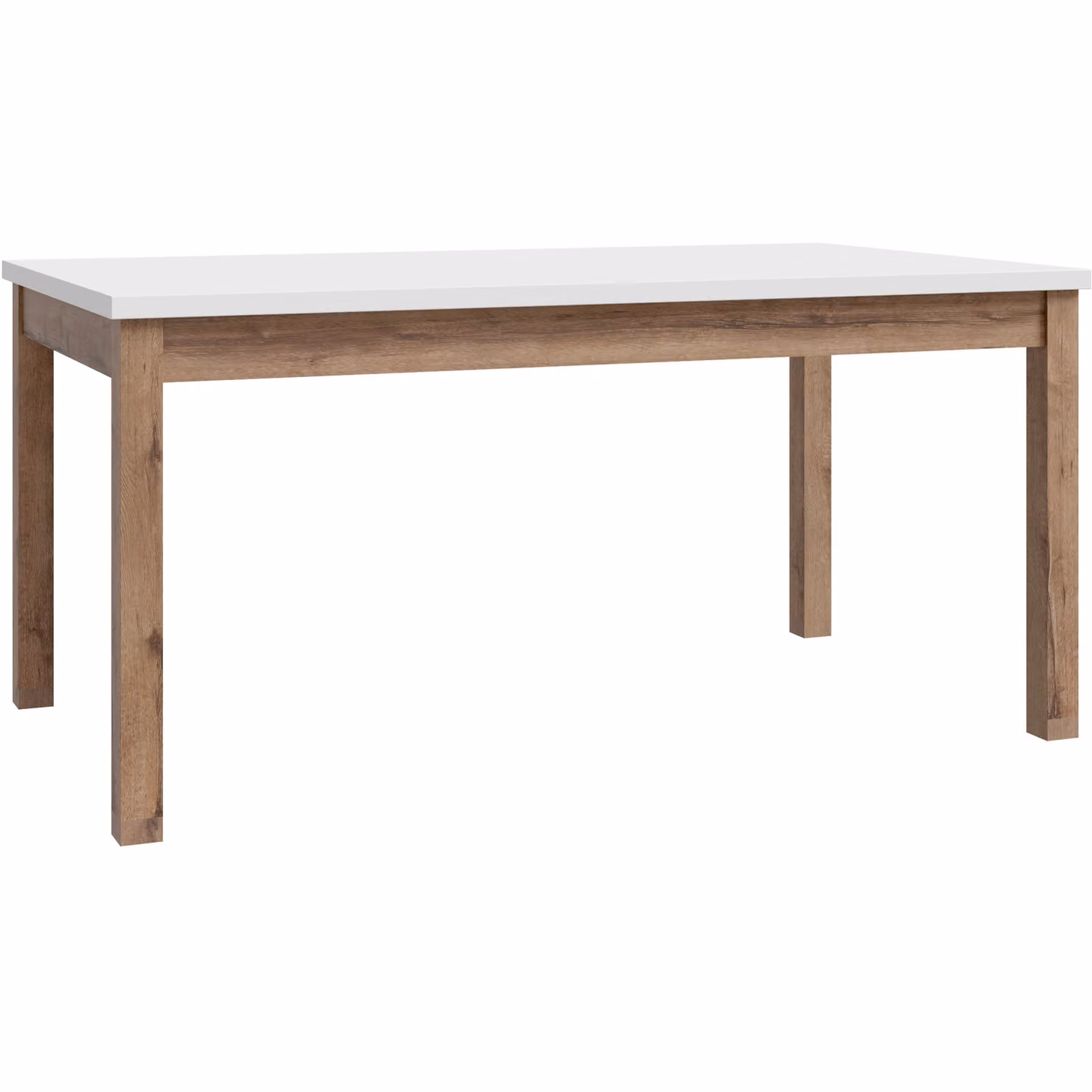 Furniture To Go Wensley Modern Rectangular Extendable Dining Table in Grey and Oak, W: 160.4 cm, D: 90 cm – 2