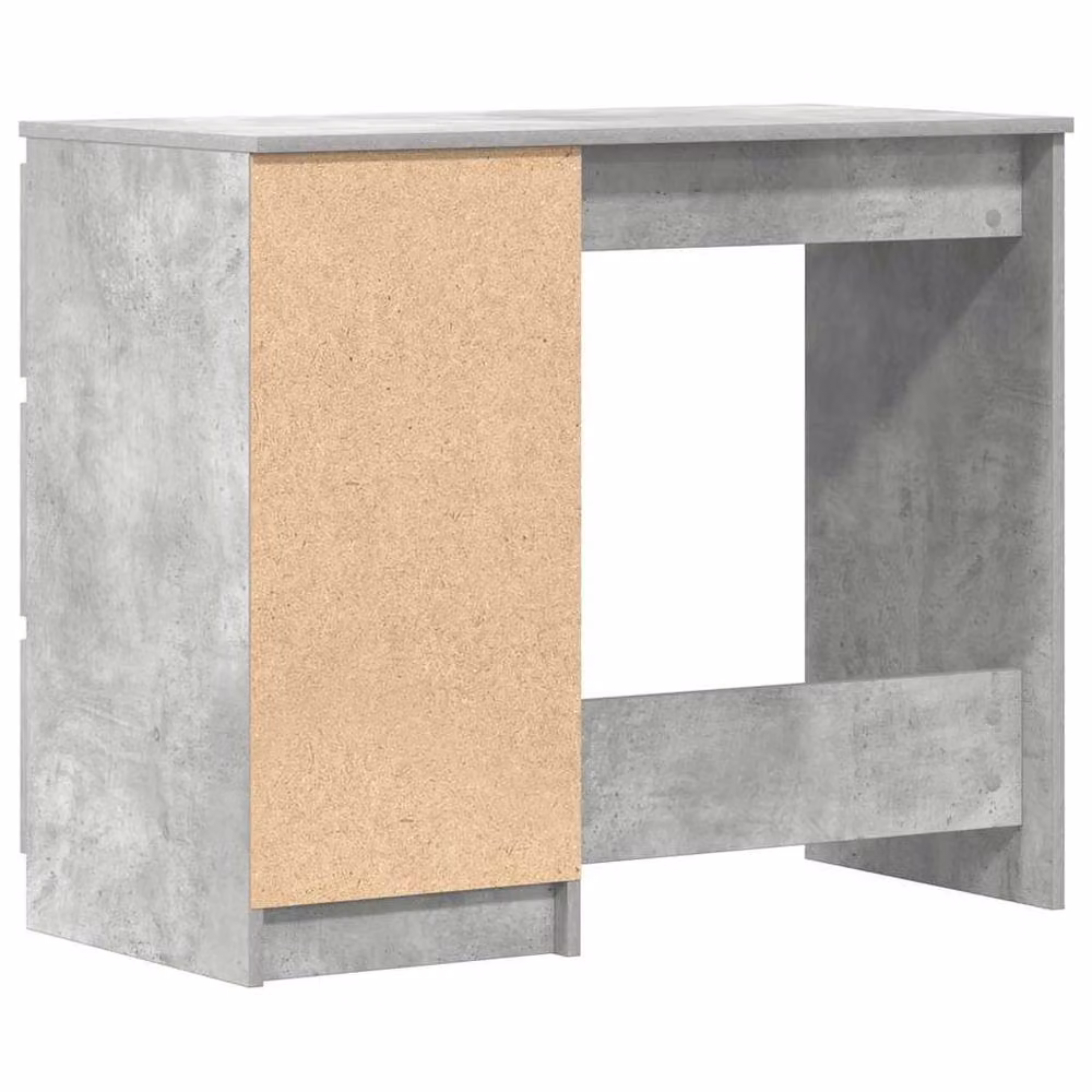 Berkfield Home Grey Writing Desk in Engineered Wood W/D/H: 90 x 45 x 76 cm – 3
