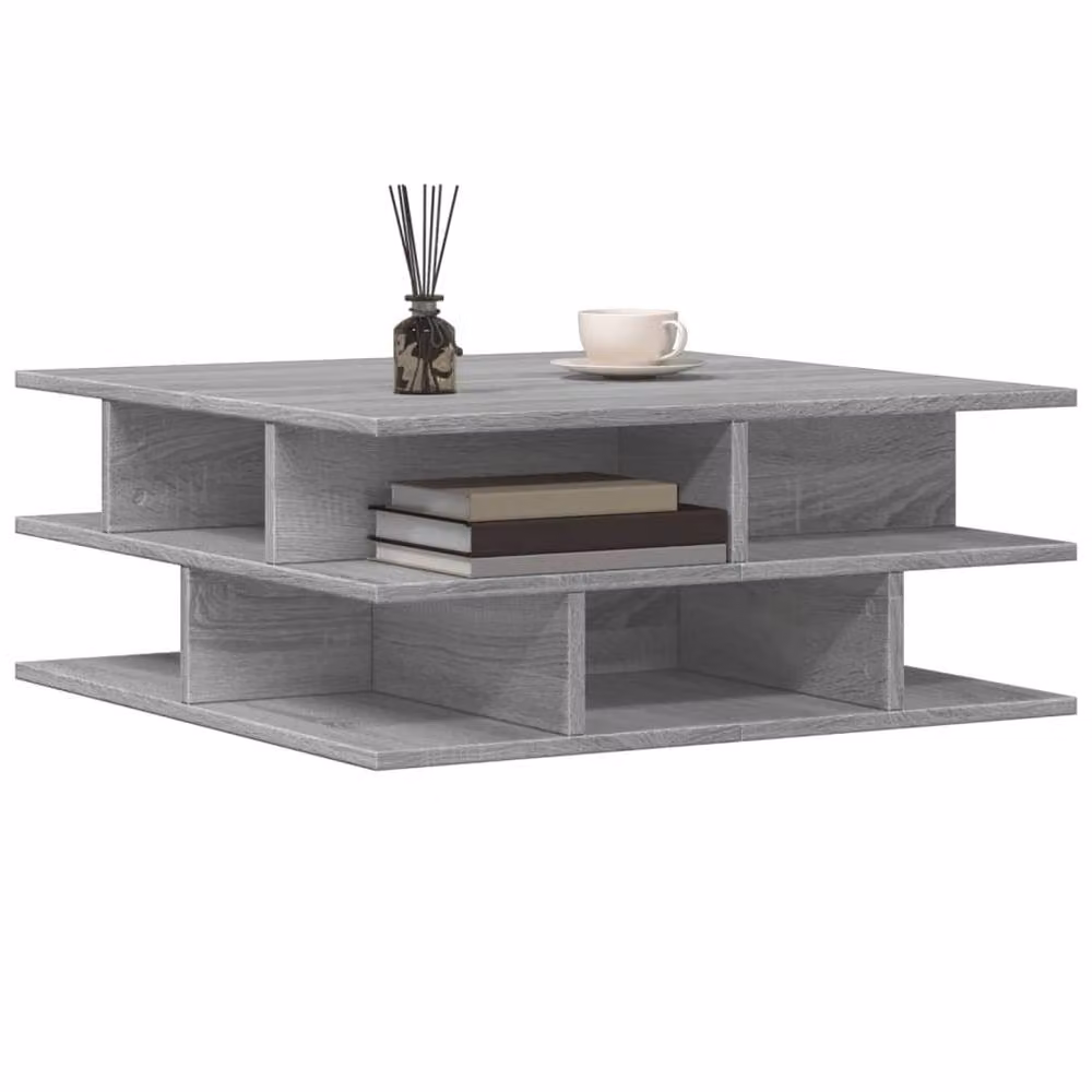 Berkfield Home Grey Sonoma Coffee Table, W/D/H: 70 x 70 x 29 cm – 4