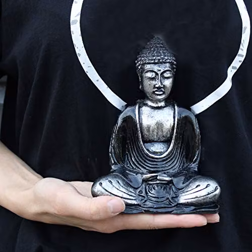 KDMD Black and Grey Ethnic Buddha Tabletop Ornament – 3